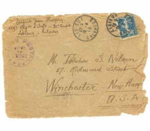 Cartas de la Primera Guerra Mundial