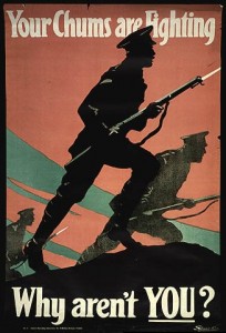Cartel Propagandístico Gran Bretaña Primera Guerra Mundial