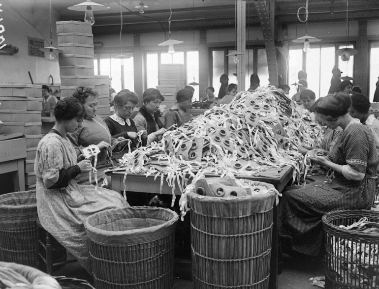 Mujeres trabajadoras Primera Guerra Mundial